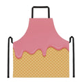 Pink Ice Cream Melted Print Apron