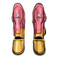 Pink Ice Cream Melted Print Muay Thai Shin Guards