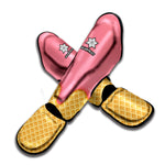 Pink Ice Cream Melted Print Muay Thai Shin Guard