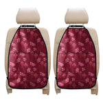 Pink Japanese Lantern Pattern Print Car Seat Organizers