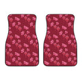 Pink Japanese Lantern Pattern Print Front Car Floor Mats