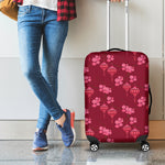 Pink Japanese Lantern Pattern Print Luggage Cover