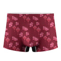 Pink Japanese Lantern Pattern Print Men's Boxer Briefs