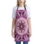 Pink Kaleidoscope Print Apron