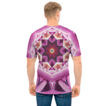 Pink Kaleidoscope Print Men's T-Shirt