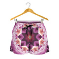Pink Kaleidoscope Print Women's Shorts