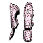 Pink Ladybug Pattern Print Muay Thai Shin Guard