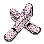 Pink Ladybug Pattern Print Muay Thai Shin Guard
