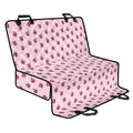 Pink Ladybug Pattern Print Pet Car Back Seat Cover