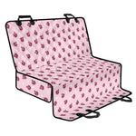 Pink Ladybug Pattern Print Pet Car Back Seat Cover