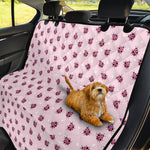 Pink Ladybug Pattern Print Pet Car Back Seat Cover