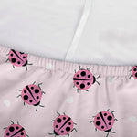 Pink Ladybug Pattern Print Sofa Cover