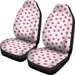 Pink Ladybug Pattern Print Universal Fit Car Seat Covers