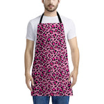 Pink Leopard Print Apron