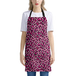 Pink Leopard Print Apron