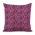 Pink Leopard Print Pillow Cover