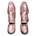 Pink Liquid Marble Print Muay Thai Shin Guards