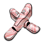 Pink Liquid Marble Print Muay Thai Shin Guard
