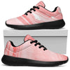 Pink Liquid Marble Print Sport Shoes GearFrost