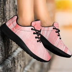 Pink Liquid Marble Print Sport Shoes GearFrost