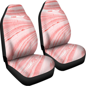 Pink Liquid Marble Print Universal Fit Car Seat Covers
