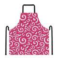 Pink Lollipop Candy Pattern Print Apron