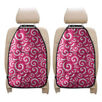 Pink Lollipop Candy Pattern Print Car Seat Organizers