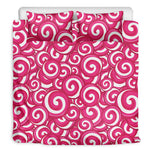 Pink Lollipop Candy Pattern Print Duvet Cover Bedding Set