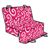 Pink Lollipop Candy Pattern Print Pet Car Back Seat Cover