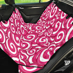 Pink Lollipop Candy Pattern Print Pet Car Back Seat Cover