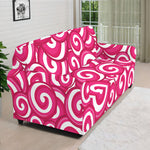 Pink Lollipop Candy Pattern Print Sofa Cover