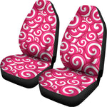 Pink Lollipop Candy Pattern Print Universal Fit Car Seat Covers