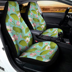 Pink Lotus Pattern Print Universal Fit Car Seat Covers