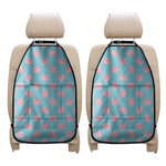 Pink Macaron Pattern Print Car Seat Organizers