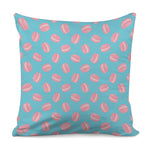 Pink Macaron Pattern Print Pillow Cover