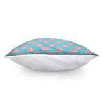 Pink Macaron Pattern Print Pillow Cover