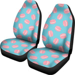 Pink Macaron Pattern Print Universal Fit Car Seat Covers