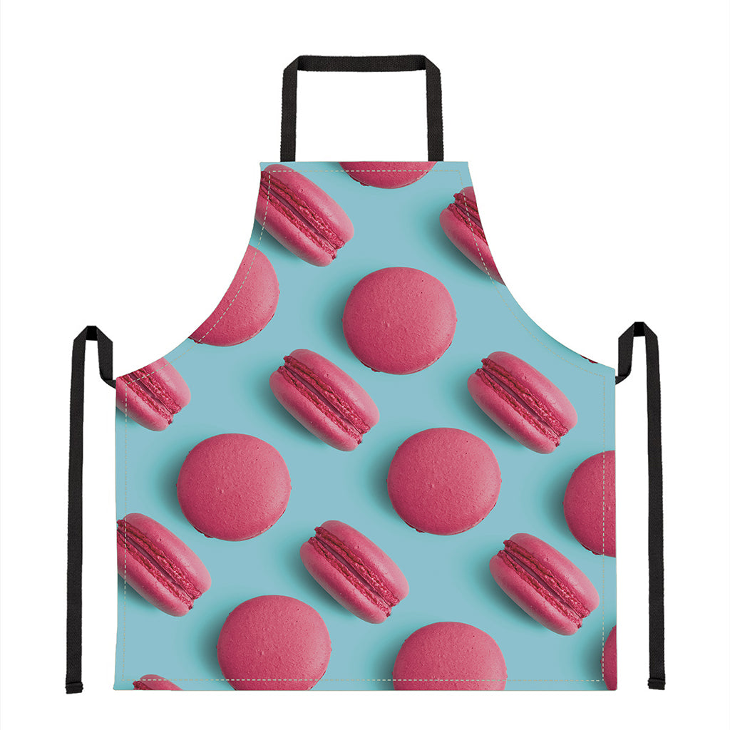 Pink Macarons Print Apron