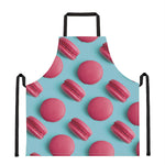 Pink Macarons Print Apron
