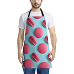 Pink Macarons Print Apron