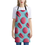 Pink Macarons Print Apron