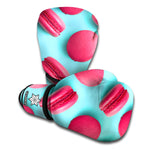 Pink Macarons Print Boxing Gloves