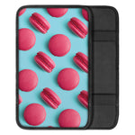 Pink Macarons Print Car Center Console Cover