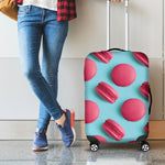 Pink Macarons Print Luggage Cover