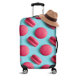 Pink Macarons Print Luggage Cover