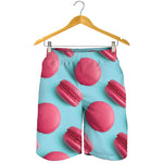 Pink Macarons Print Men's Shorts