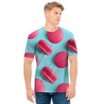 Pink Macarons Print Men's T-Shirt