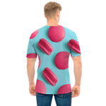 Pink Macarons Print Men's T-Shirt