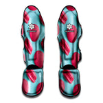 Pink Macarons Print Muay Thai Shin Guard
