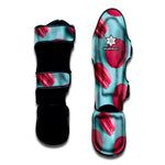 Pink Macarons Print Muay Thai Shin Guard
